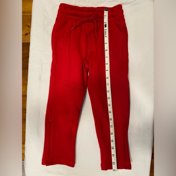 NEW OshKosh B’Gosh Toddler Boys Red Sweat Pants Drawstring w/zipper legs Size 4 - Picture 7 of 7